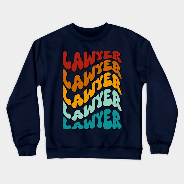 Lawyer Crewneck Sweatshirt by TrendyPlaza